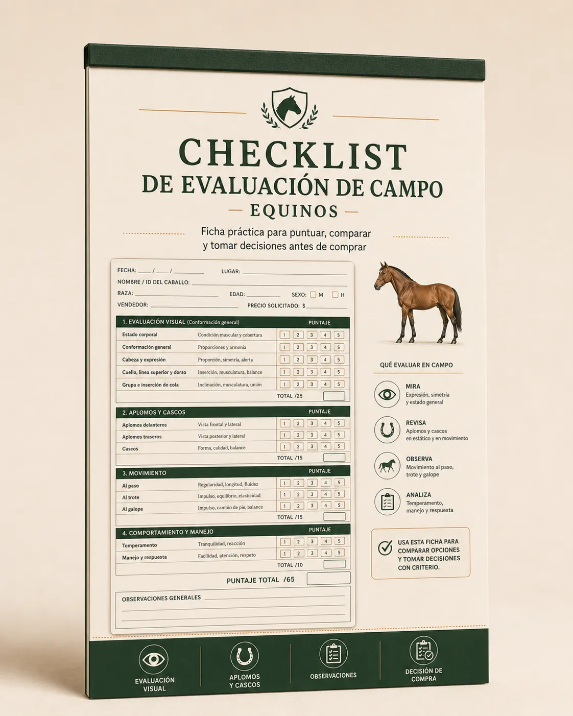 Checklist de Evaluación de Campo