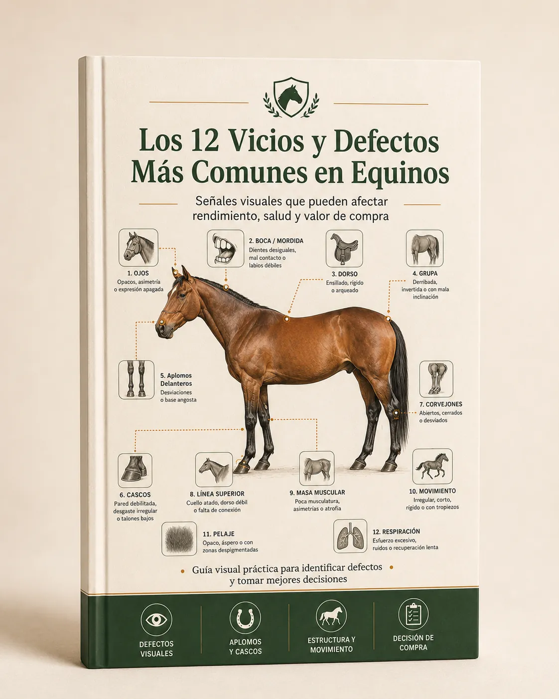 Guía Rápida: Los 12 Vicios y Defectos Más Comunes en Equinos